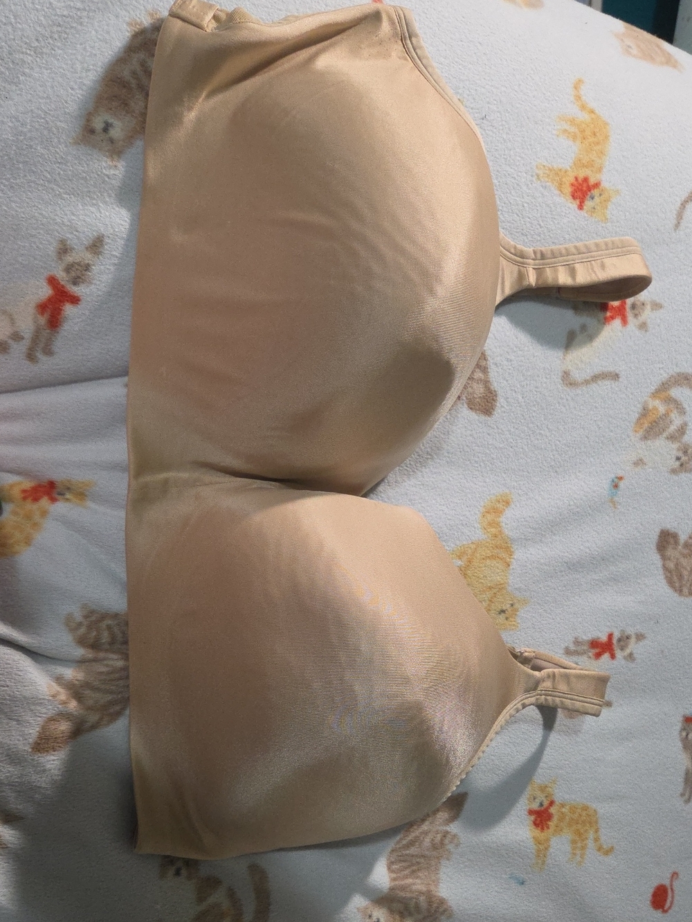 Smooth Nude T-Shirt Wireless Bra Cacique 46DDD 46F
